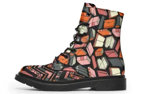 Abstract Books Boots