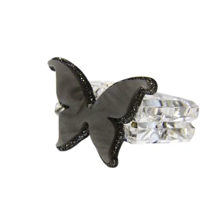 Acrylic Butterfly Napkin Rings