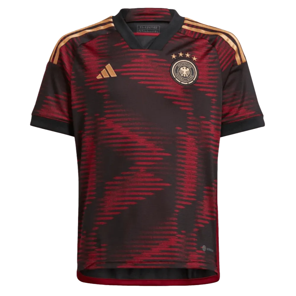 Adidas Germany 2022 World Cup Youth Away Jersey