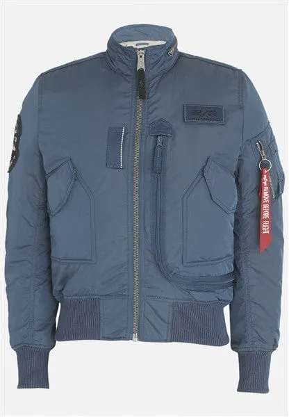 ALPHA ENGINE JACKET BLUE