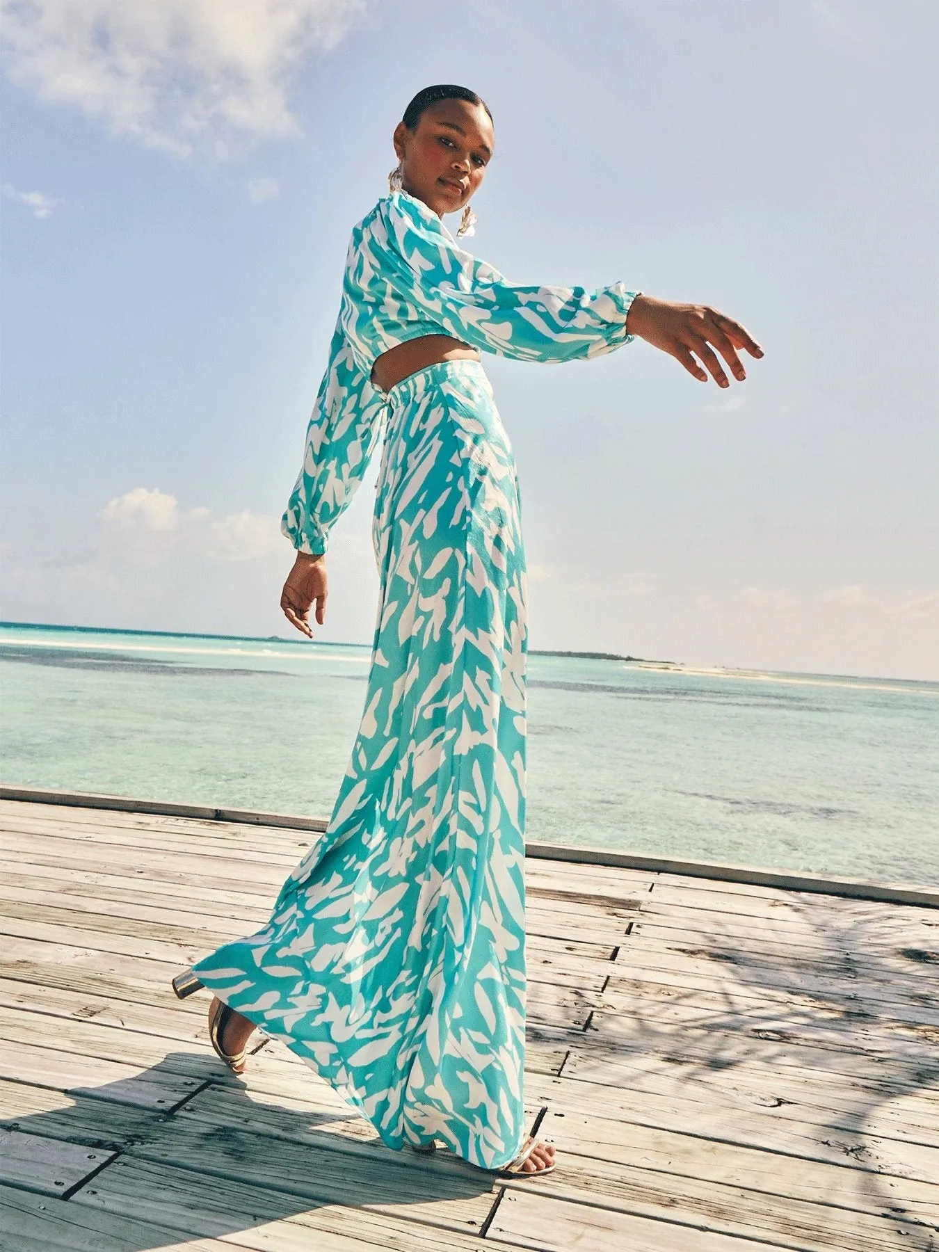 Amal Dress - Playa Aqua