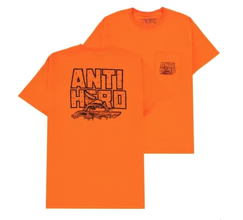 Anti Hero Custom Pocket T-Shirt - Safety Orange