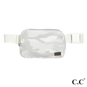 Belt Bag in White Camo