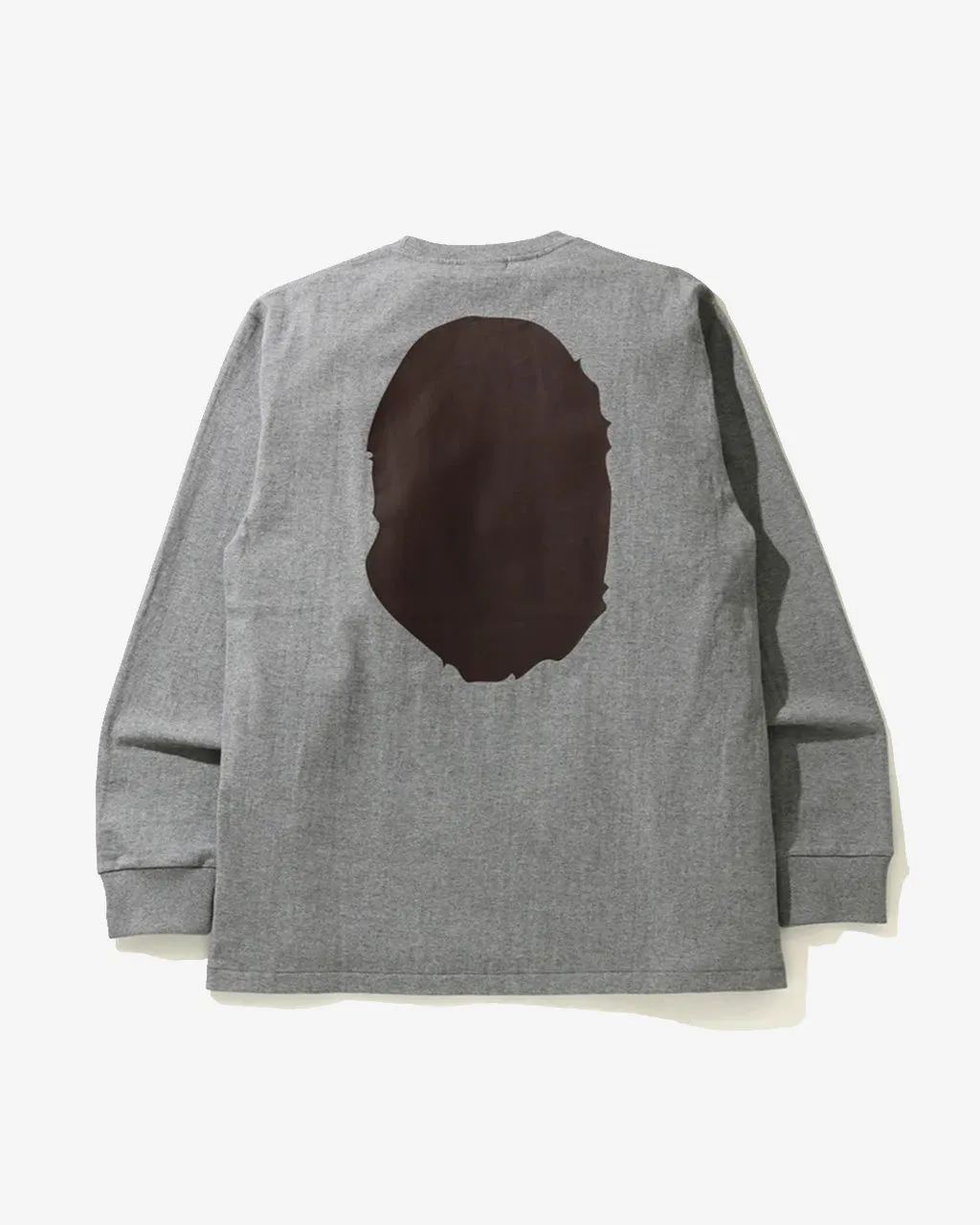 Big Ape Head L/S Tee Gray