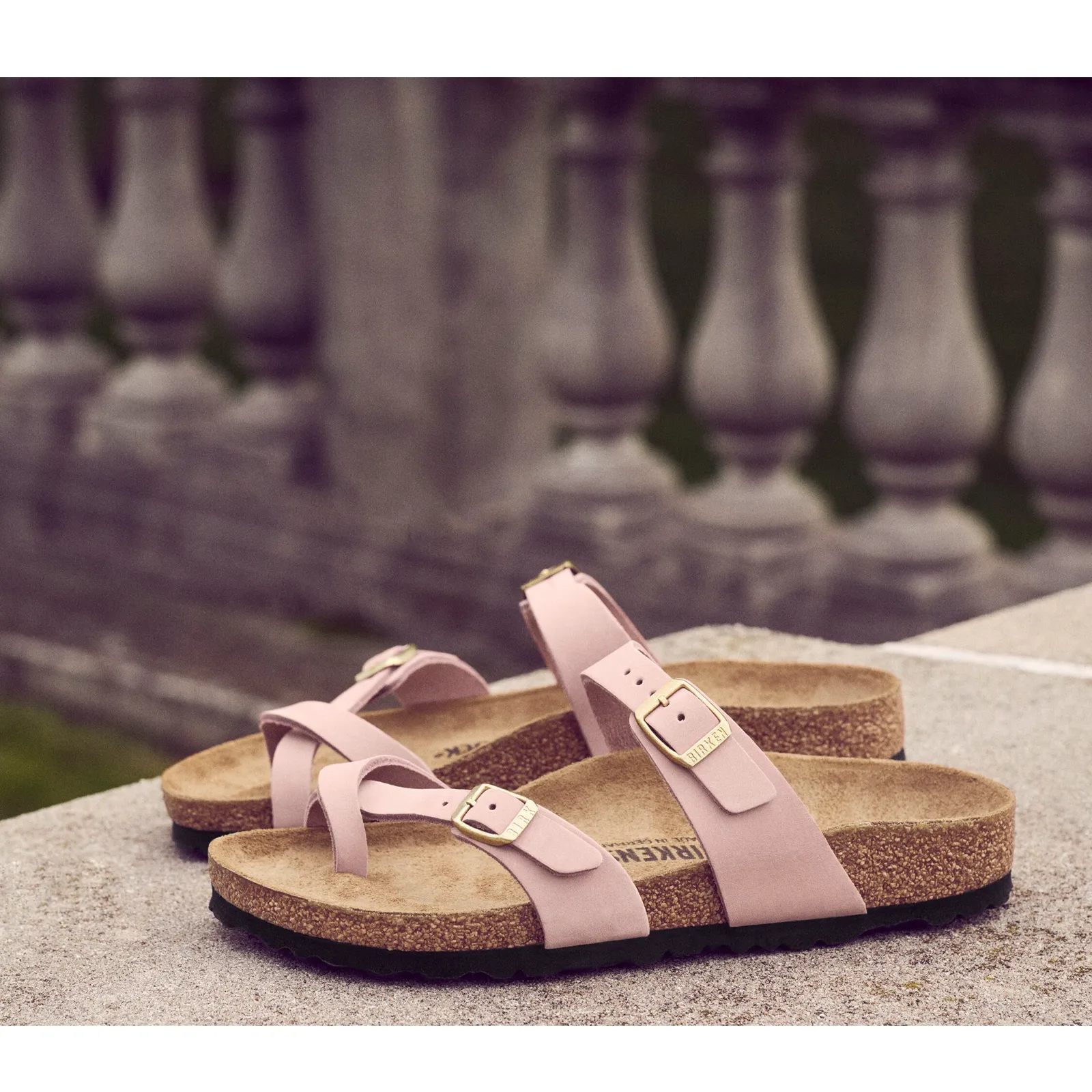 Birkenstock Mayari Sandal (Women) - Soft Pink Nubuck