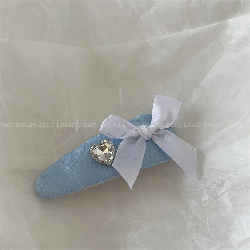 Blue Silk Clip