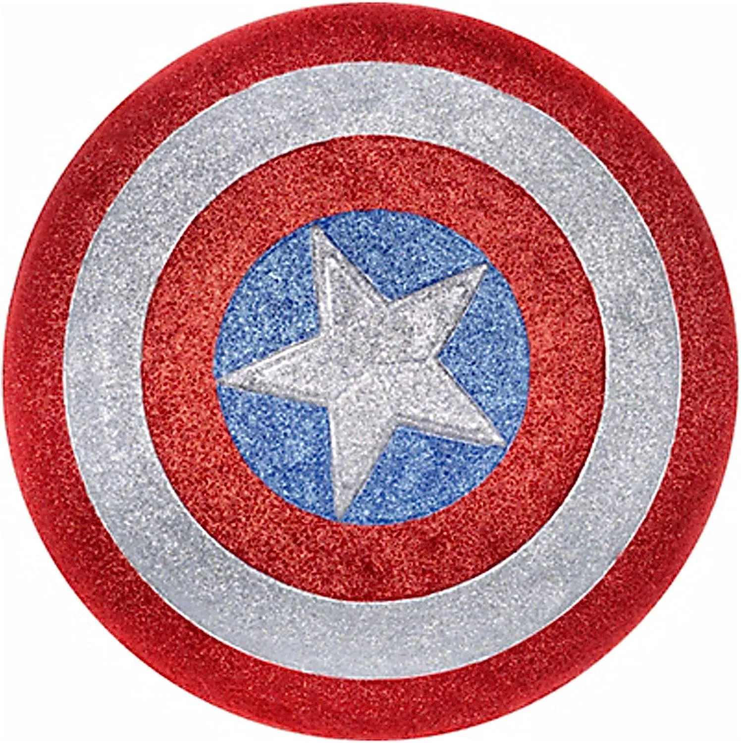 Captain America 12 Glitter Shield - Marvel Avengers