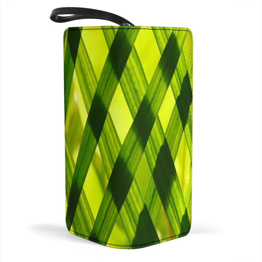 Clutch Purse - Green Grass Design