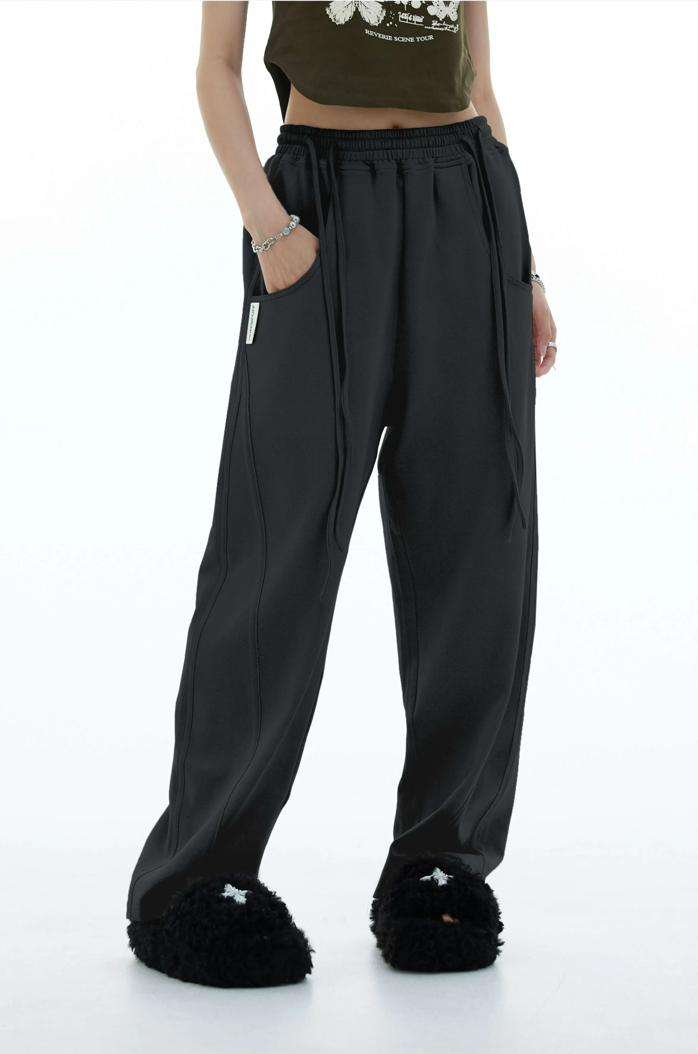 Double Side Waist String Jogger Pants