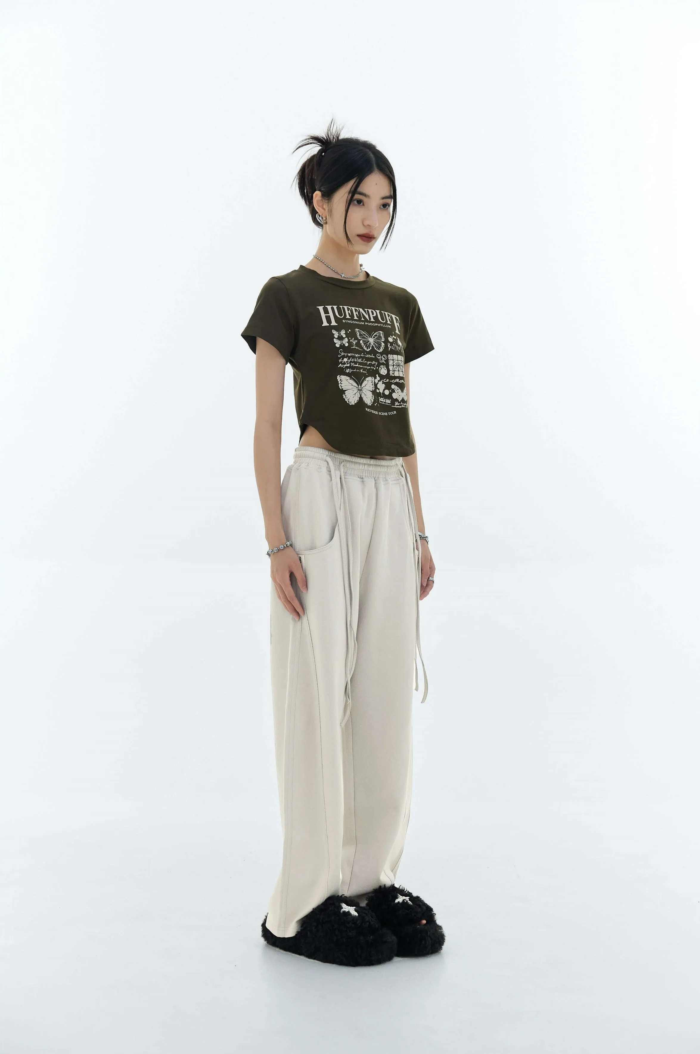 Double Side Waist String Jogger Pants