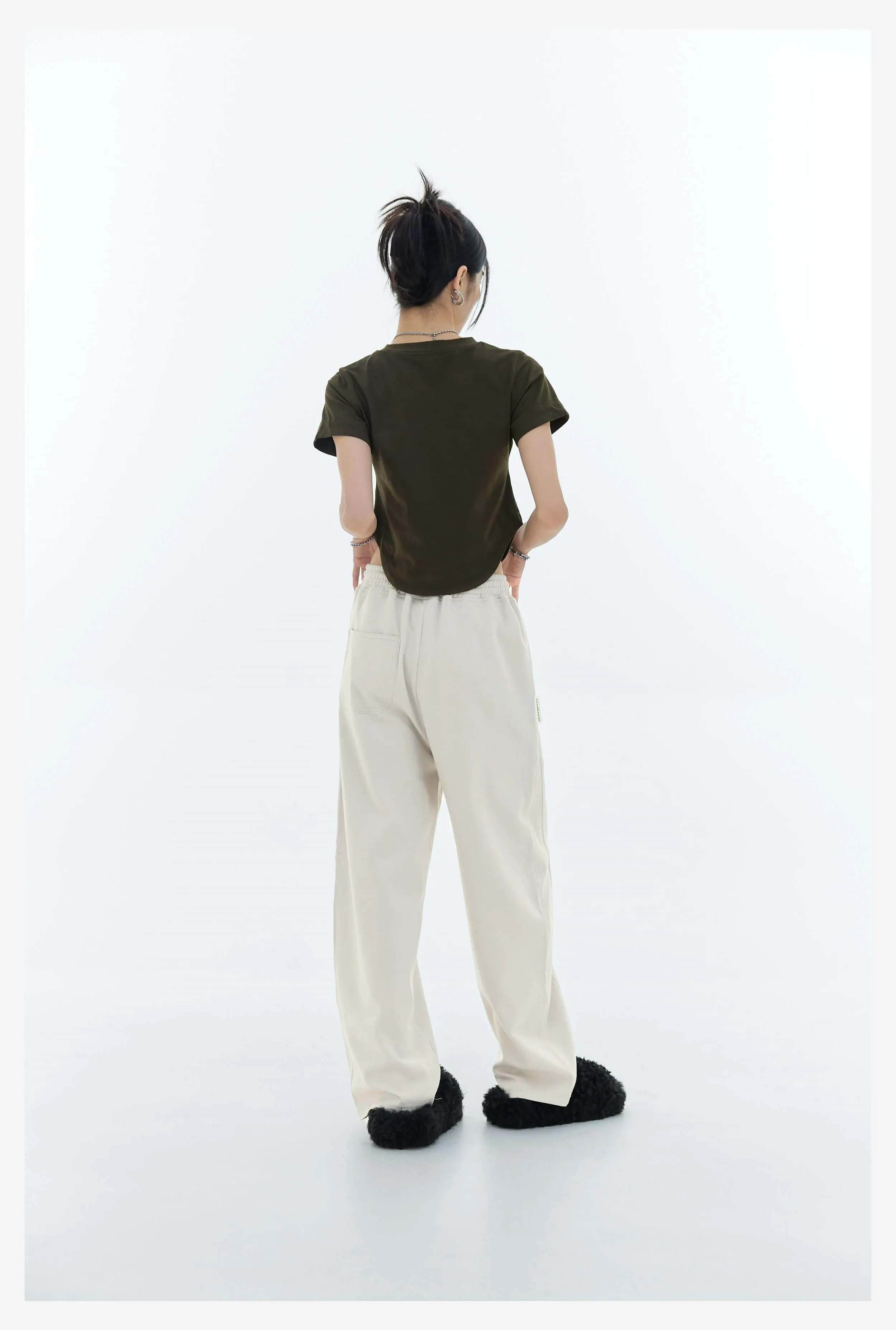 Double Side Waist String Jogger Pants