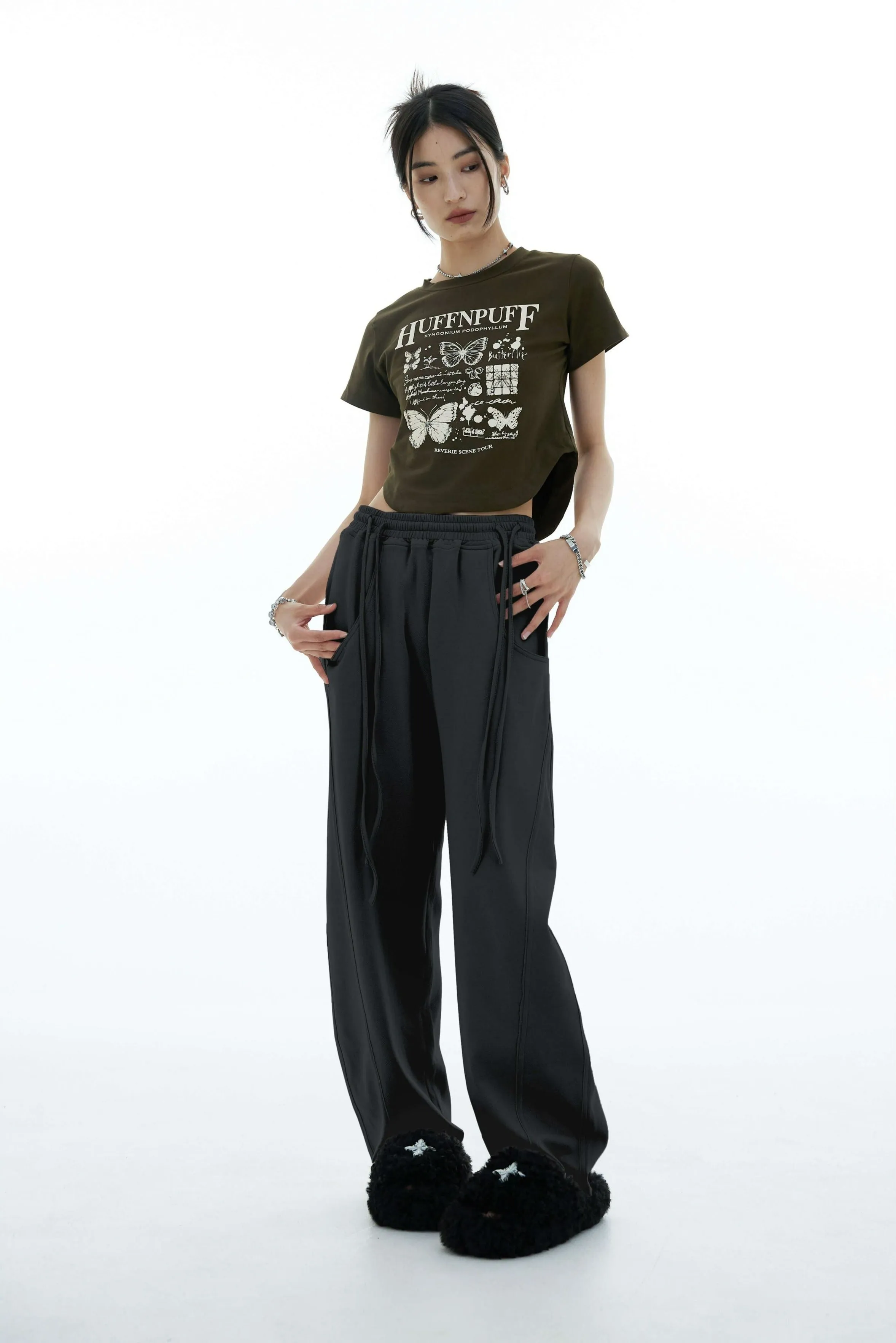 Double Side Waist String Jogger Pants