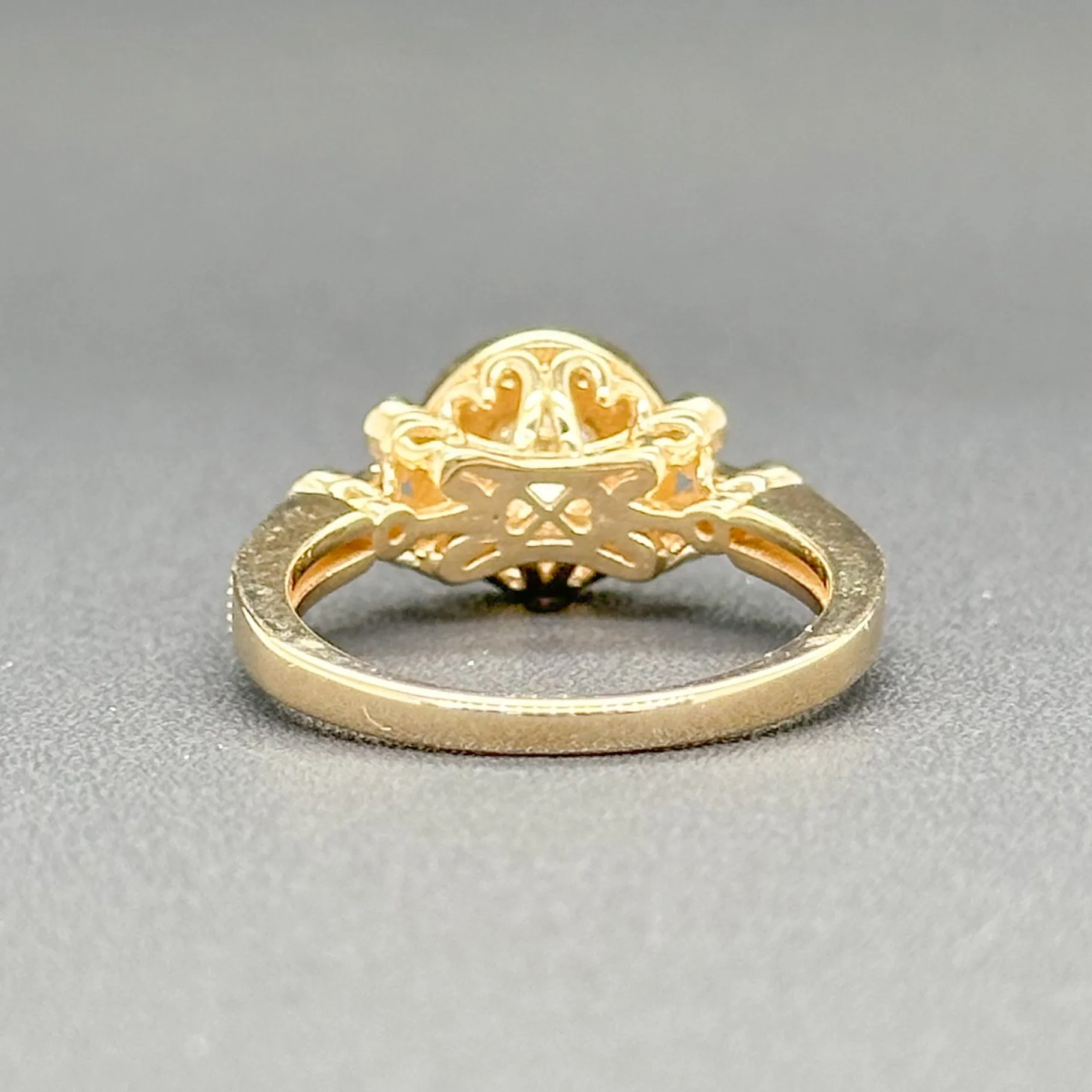 Estate 14K Y Gold 0.86cttw H-J/VS1-SI1 Diamond Engagement Ring