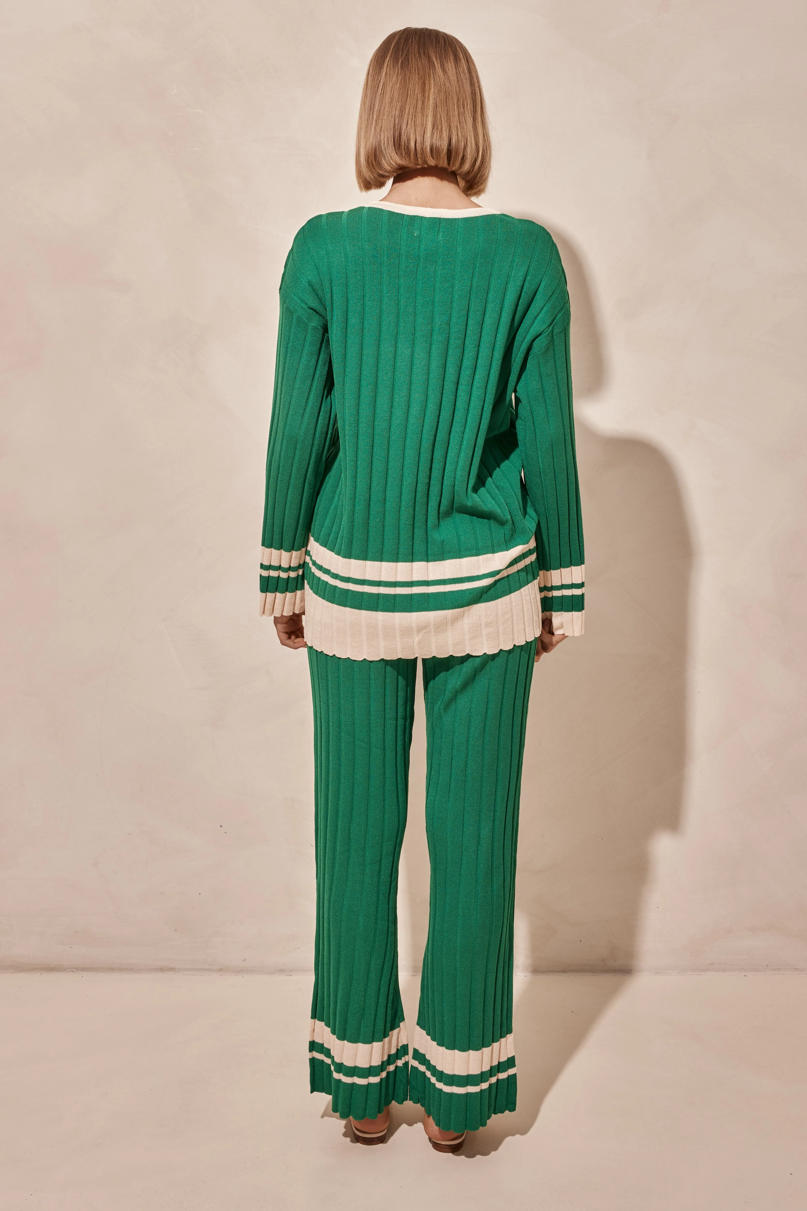 Evans Knit Set (Green)