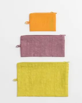 Flat Pouch Set – Assorted Colors