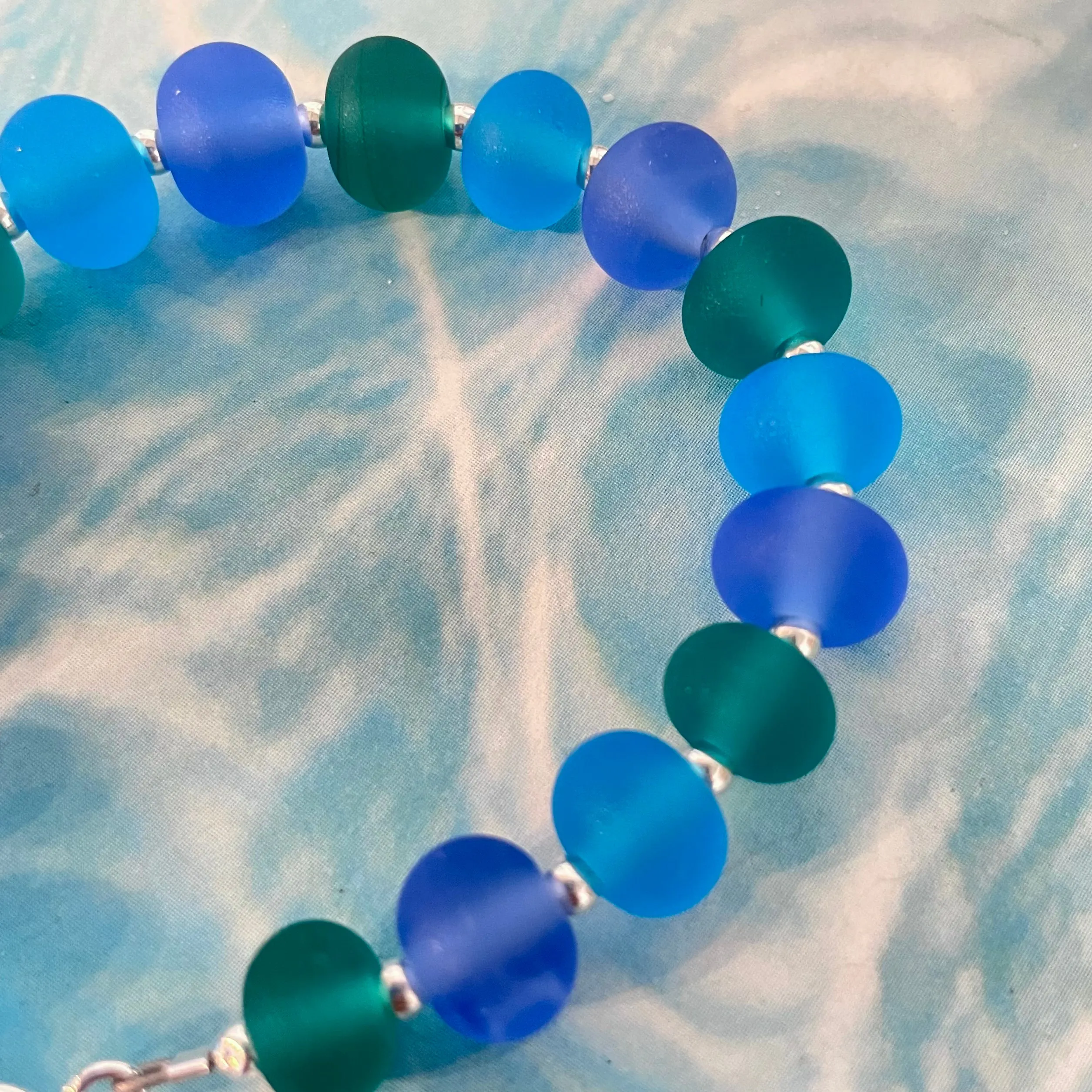 frosted ocean bracelet