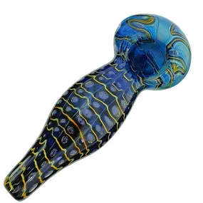 Glass smoking spoon pipe