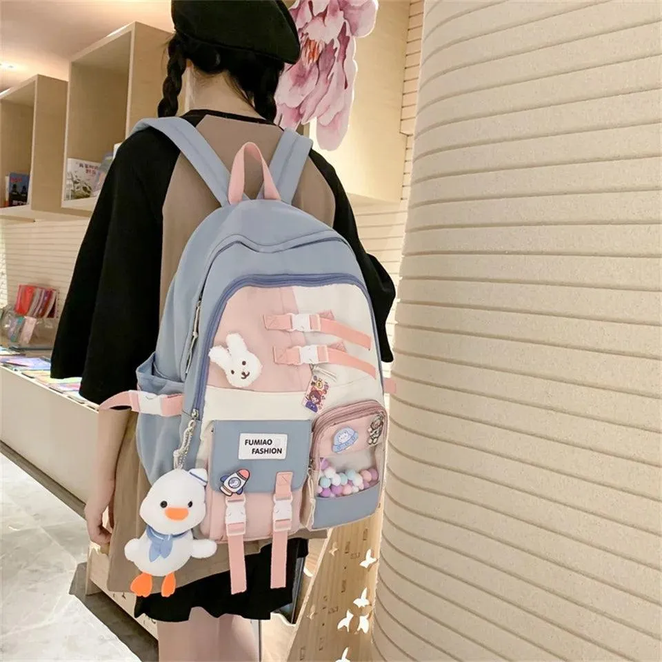 ICS329 Cool Shoulder Travel Backpack for Teen Girls