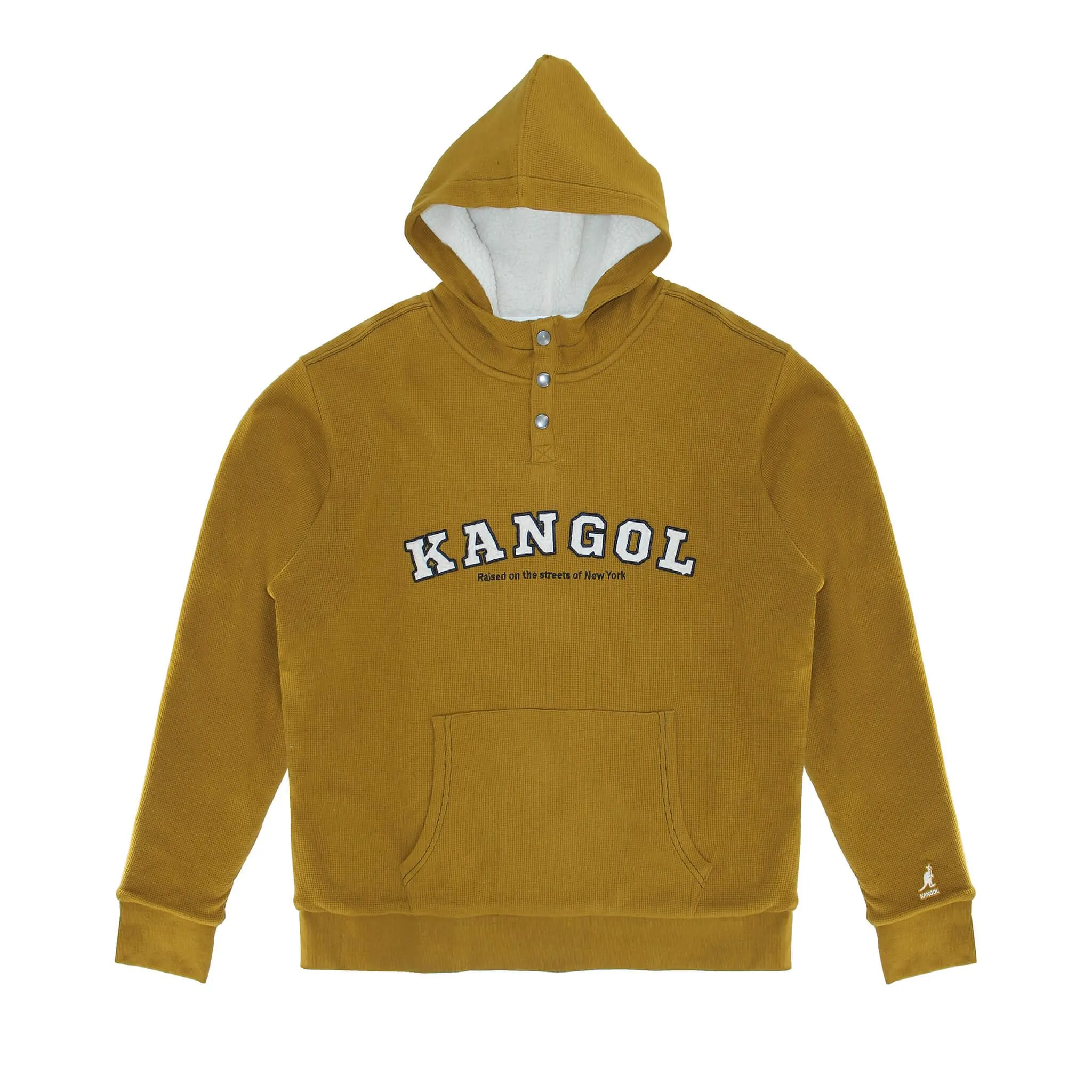 Kangol Workwear Sherpa Lined Waffle Hoodie