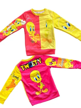 Kids Girls tweetysweater