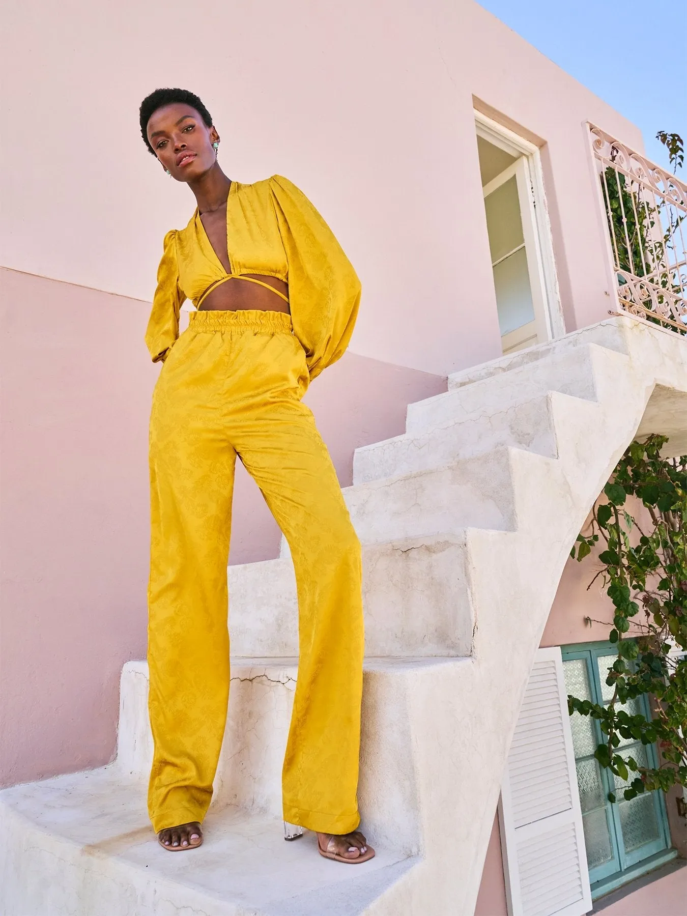 Leer Pants - Zeen Mustard