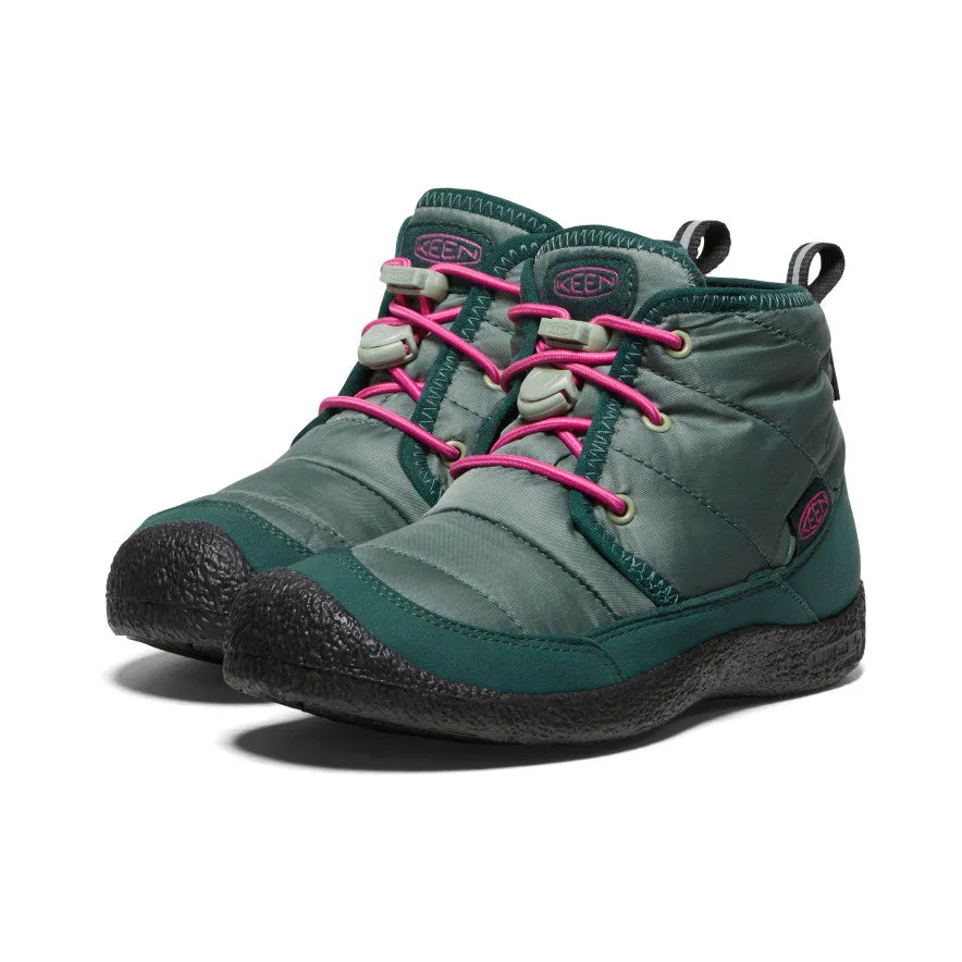 Little Kids' Howser II Waterproof Chukka  |  Dark Forest/Fuchsia Purple