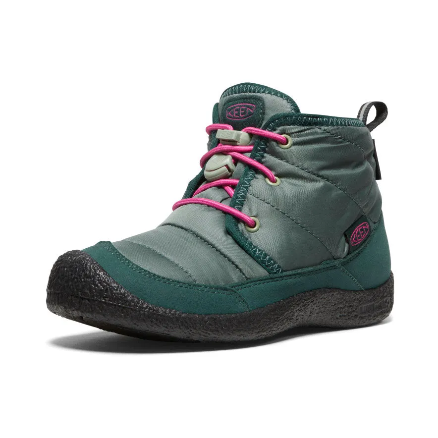 Little Kids' Howser II Waterproof Chukka  |  Dark Forest/Fuchsia Purple