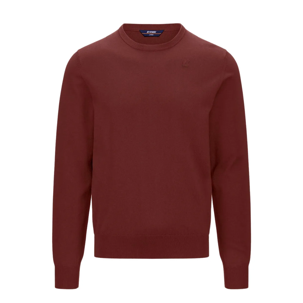 Maglione Uomo K-Way Sebastien Cotton PS Mattone