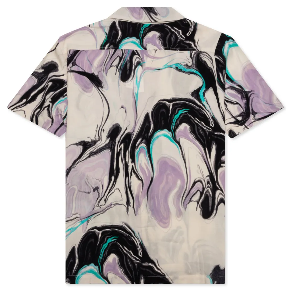 Marbling S/S Tee - Whisper White