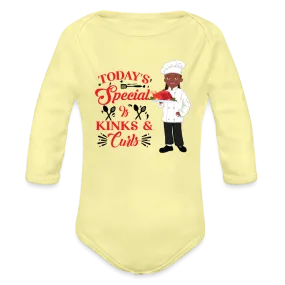 Master Chef Organic Long Sleeve Baby Bodysuit