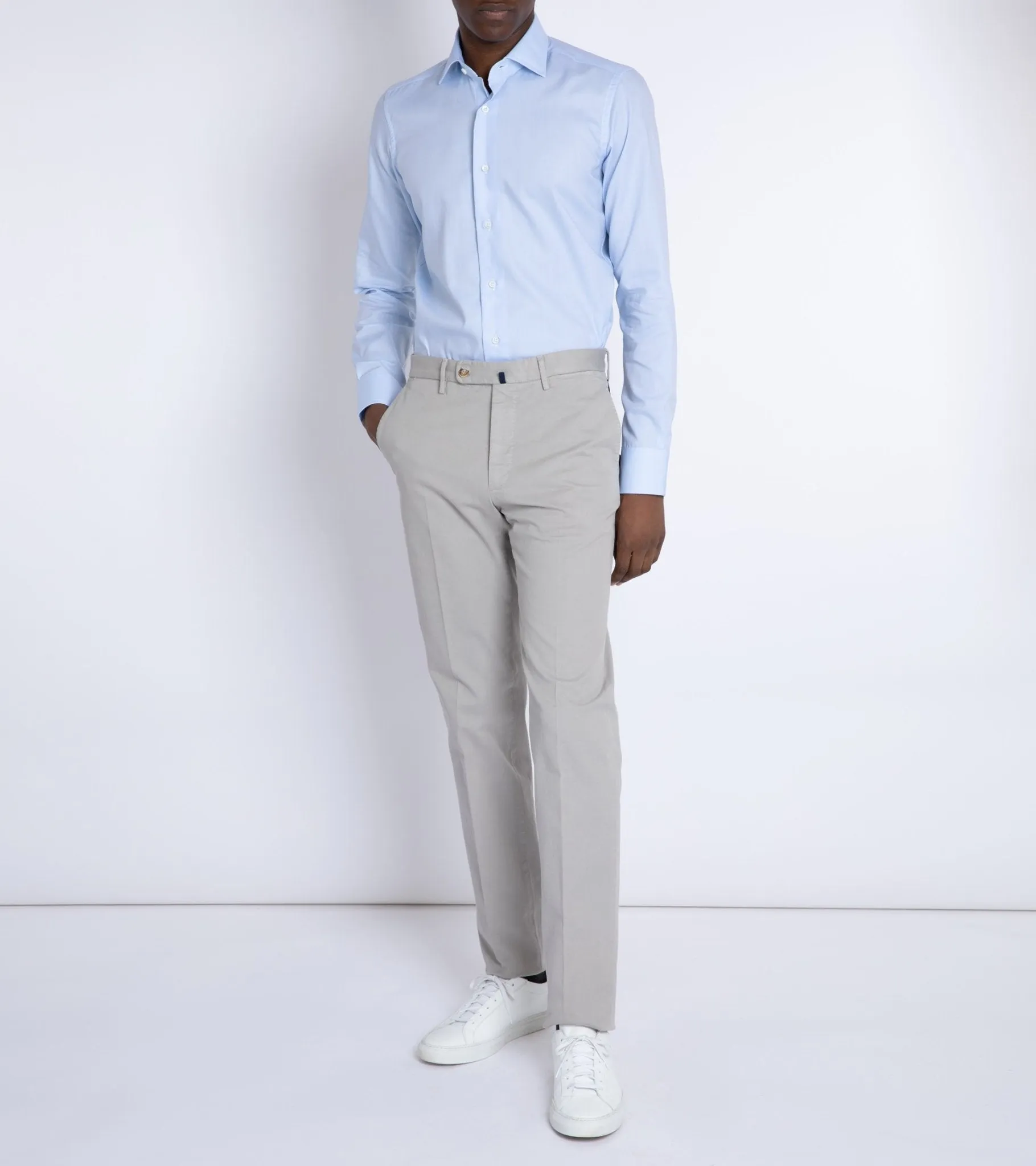 MCR Slim Pinpoint Shirt: Light Blue