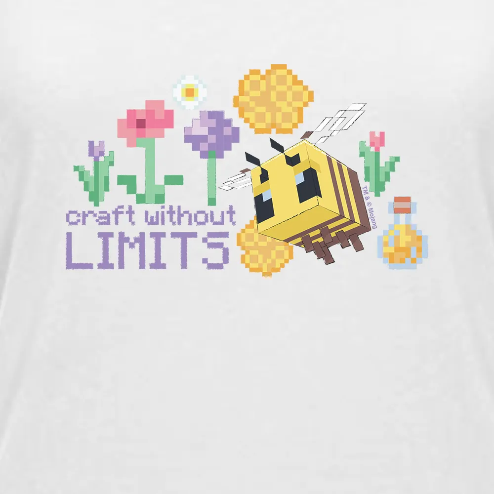 Minecraft Craft Without Limits Women's Racerback Tank Top