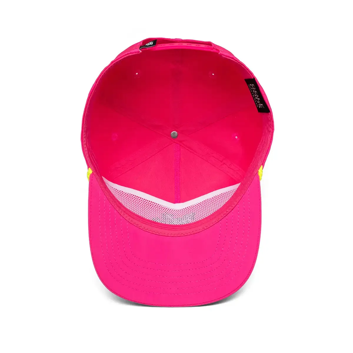 Neon Pink Golf Gods Script Snapback Golf Rope Hat