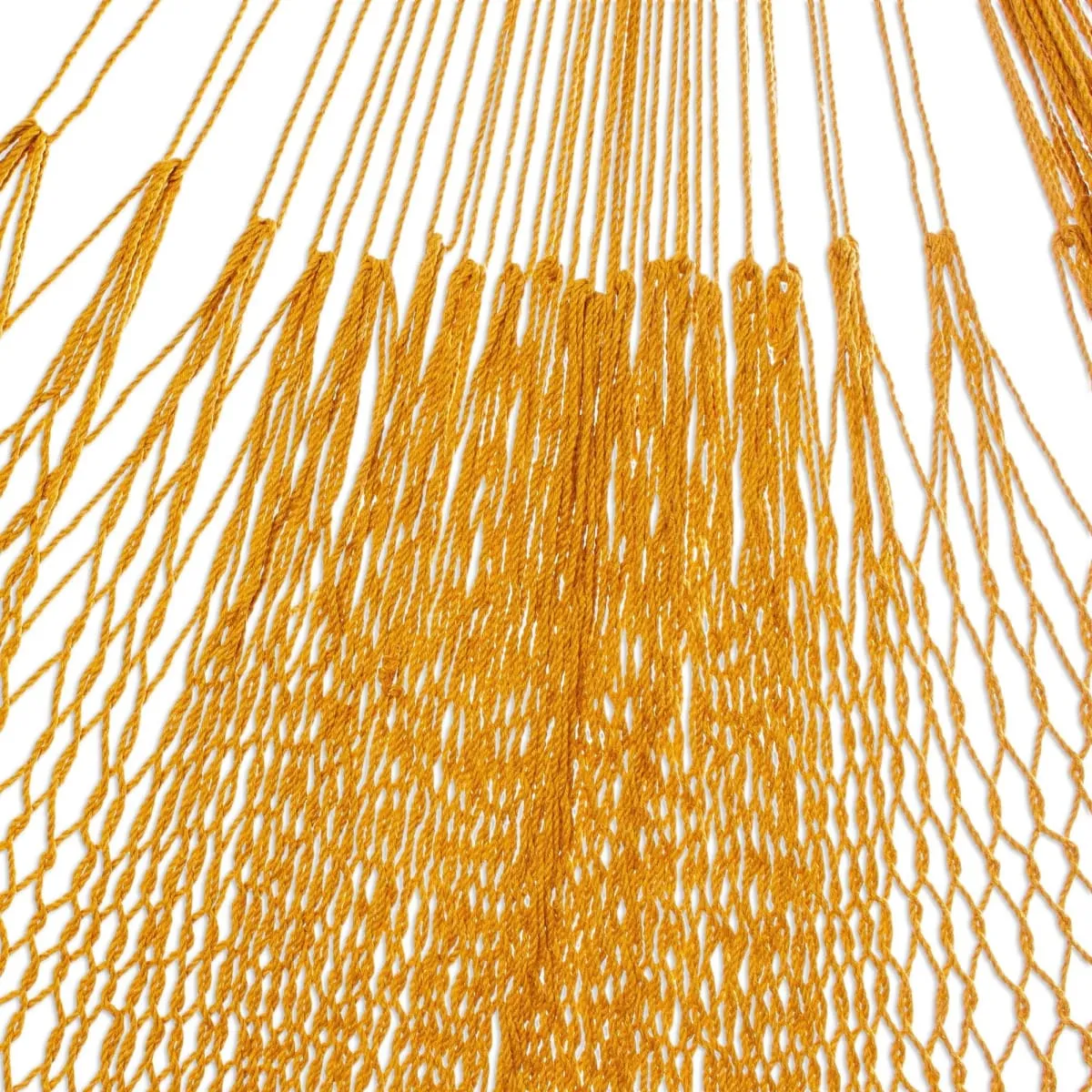 Novica Amber Cascade Cotton Rope Hammock (Triple)