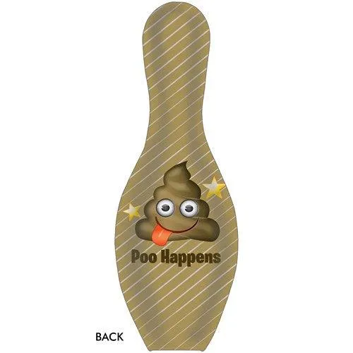 OnTheBallBowling Bowling Emoji Poo Happens Bowling Pin