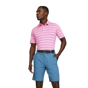 Puma MATTR Striper Golf Polo - Pink