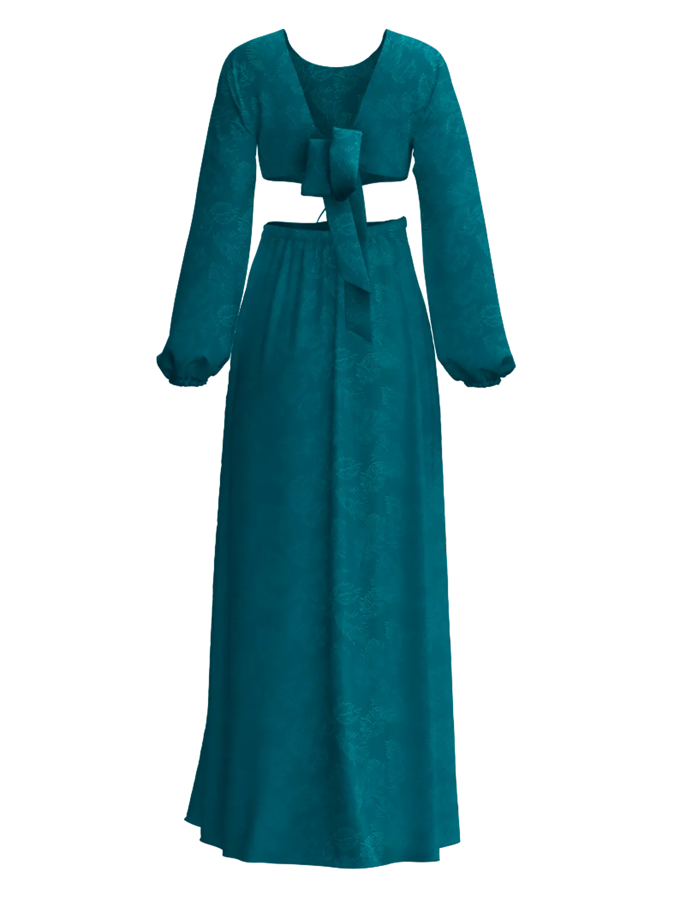 Rahma Dress - Zeen Teal