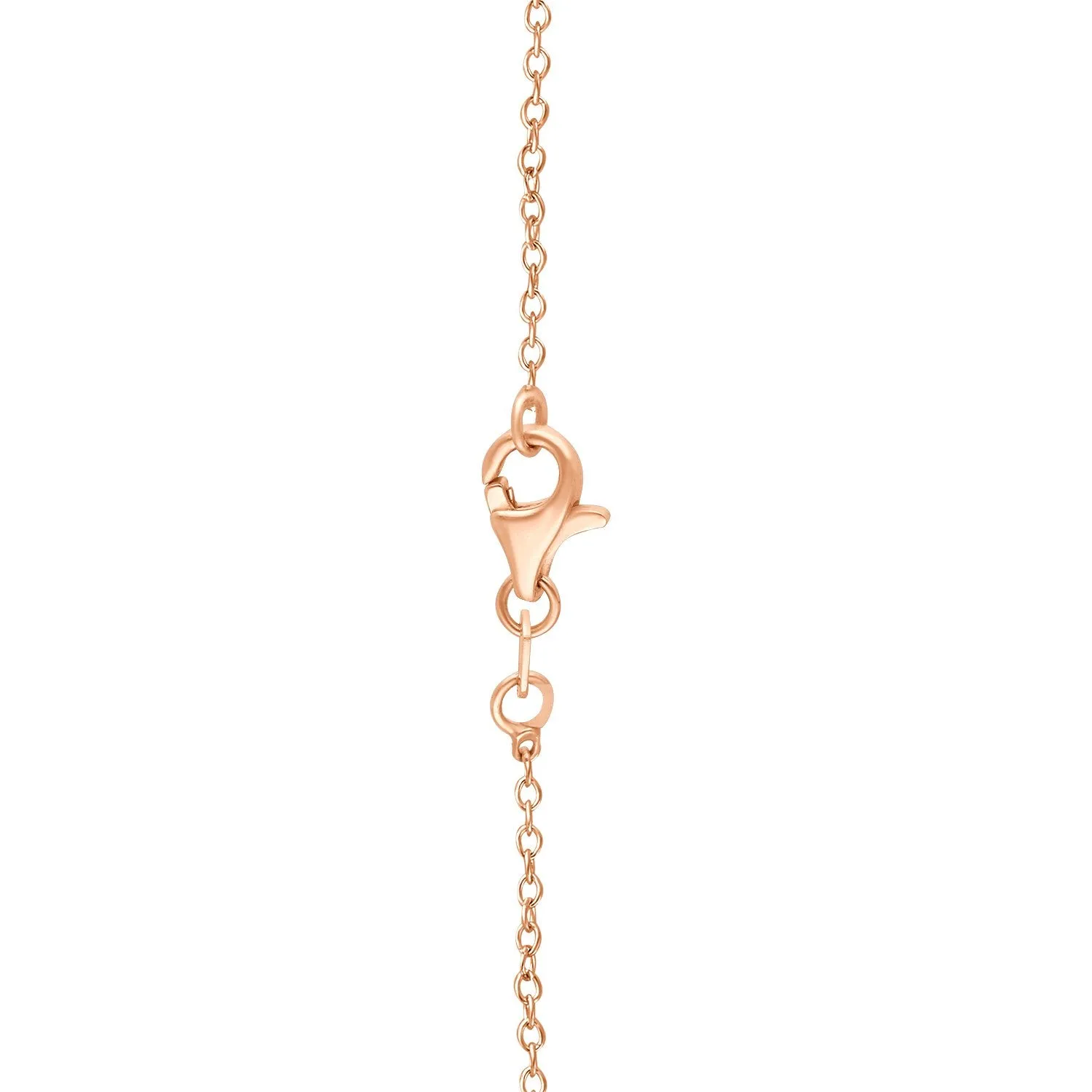 Rose Gold Sapphire & Diamond Heirloom Necklace