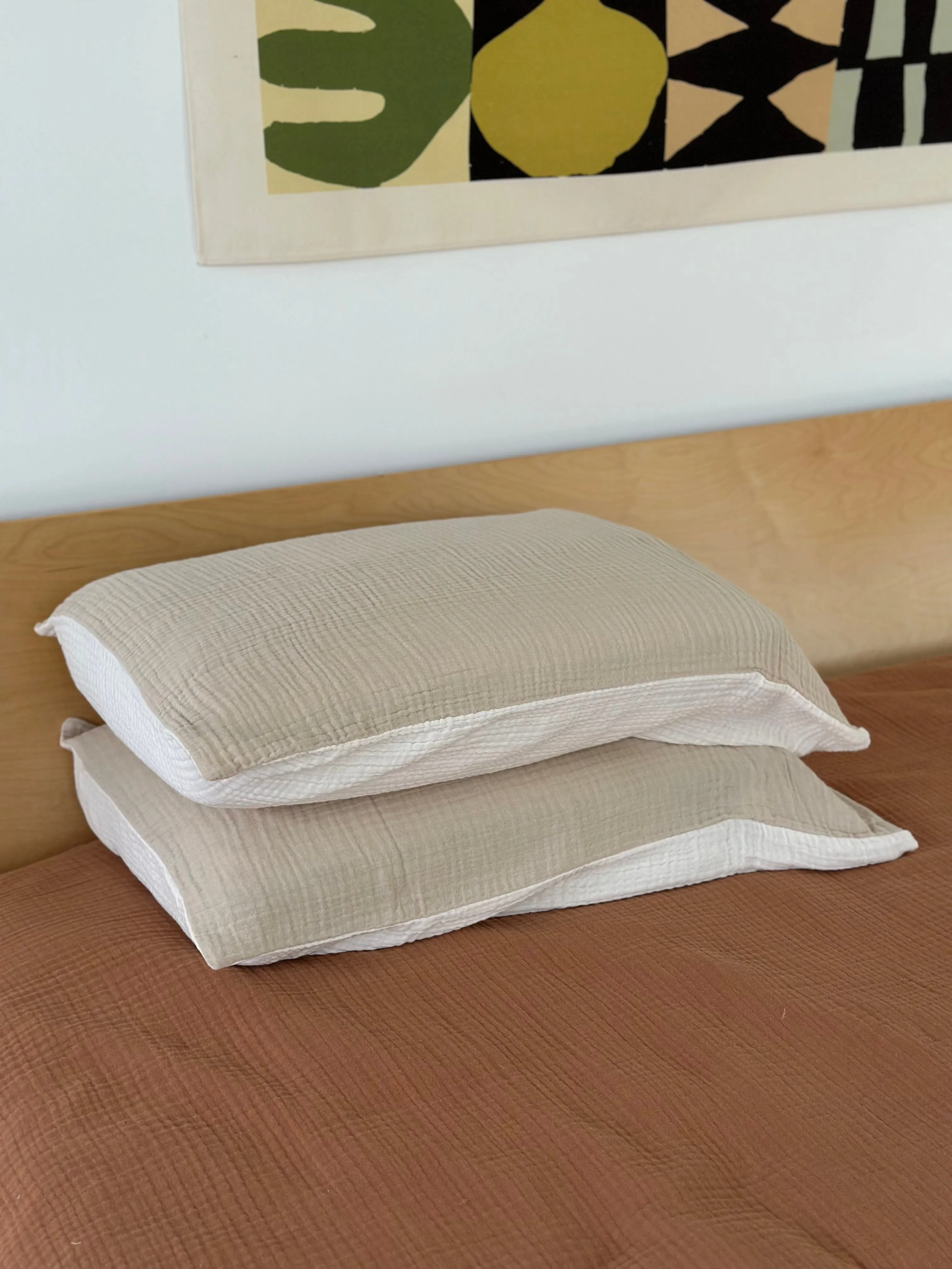 Sample - Standard Pillowcase Set in Mushroom