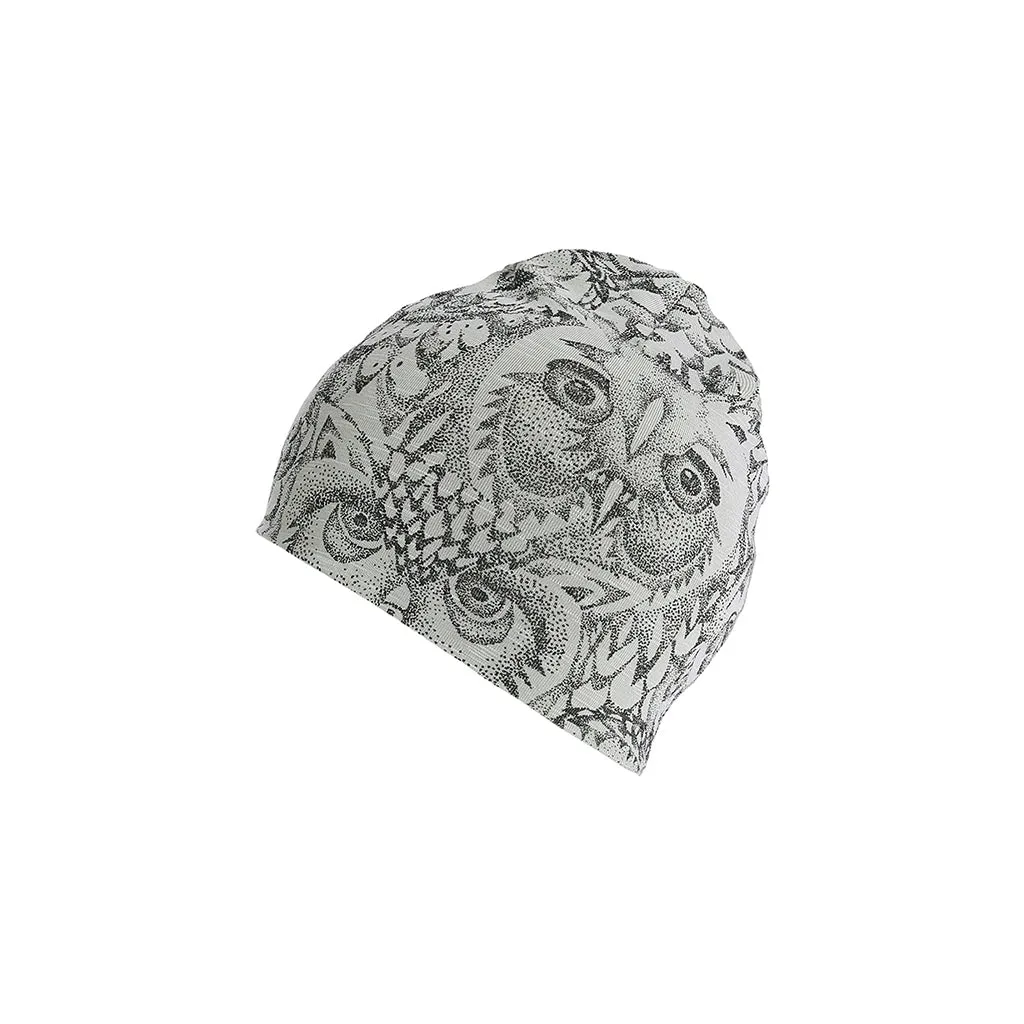 SGBeanie w/Owls - Grey (Drizzle)