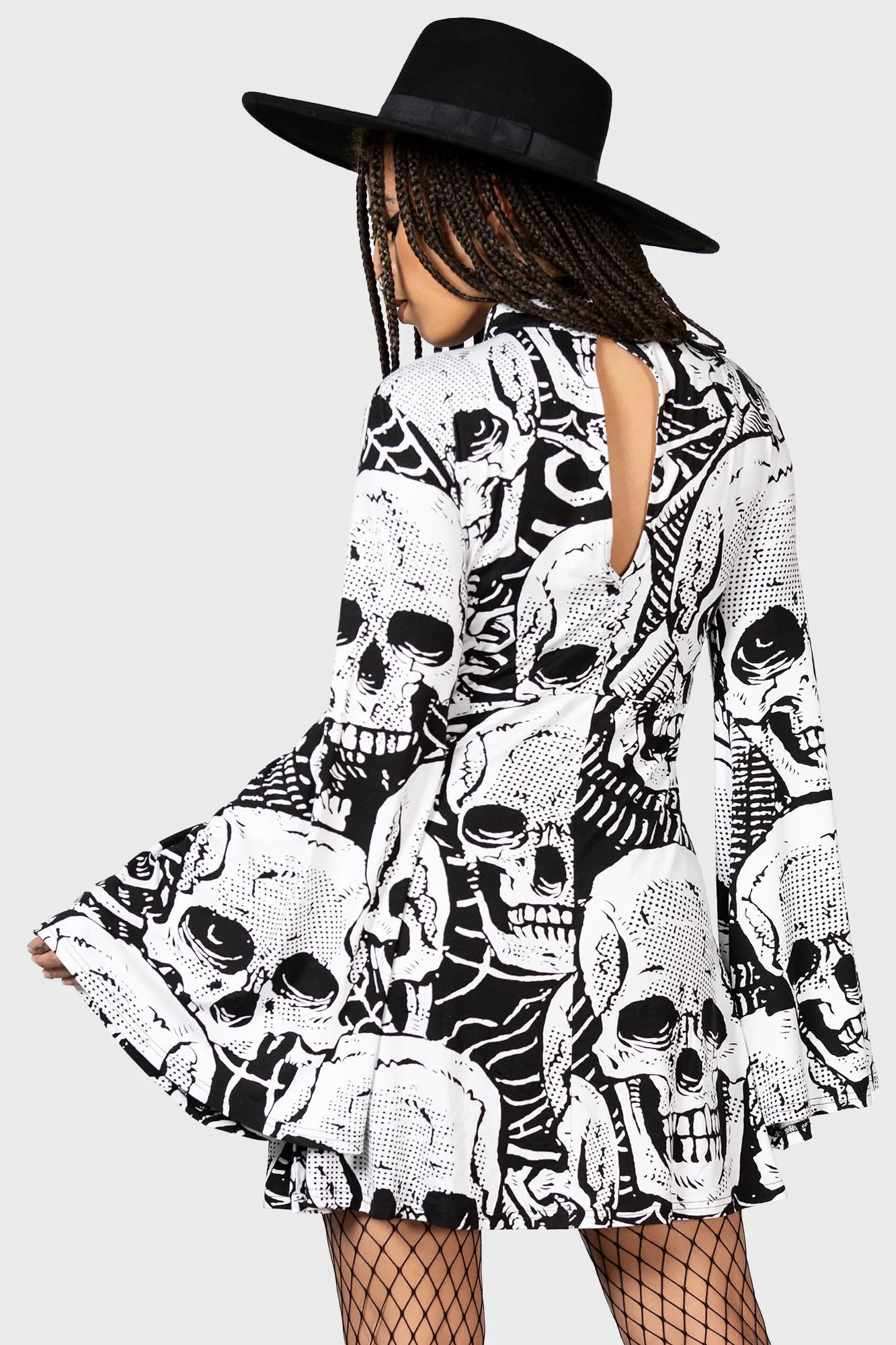 Skeleton Season Mini Dress