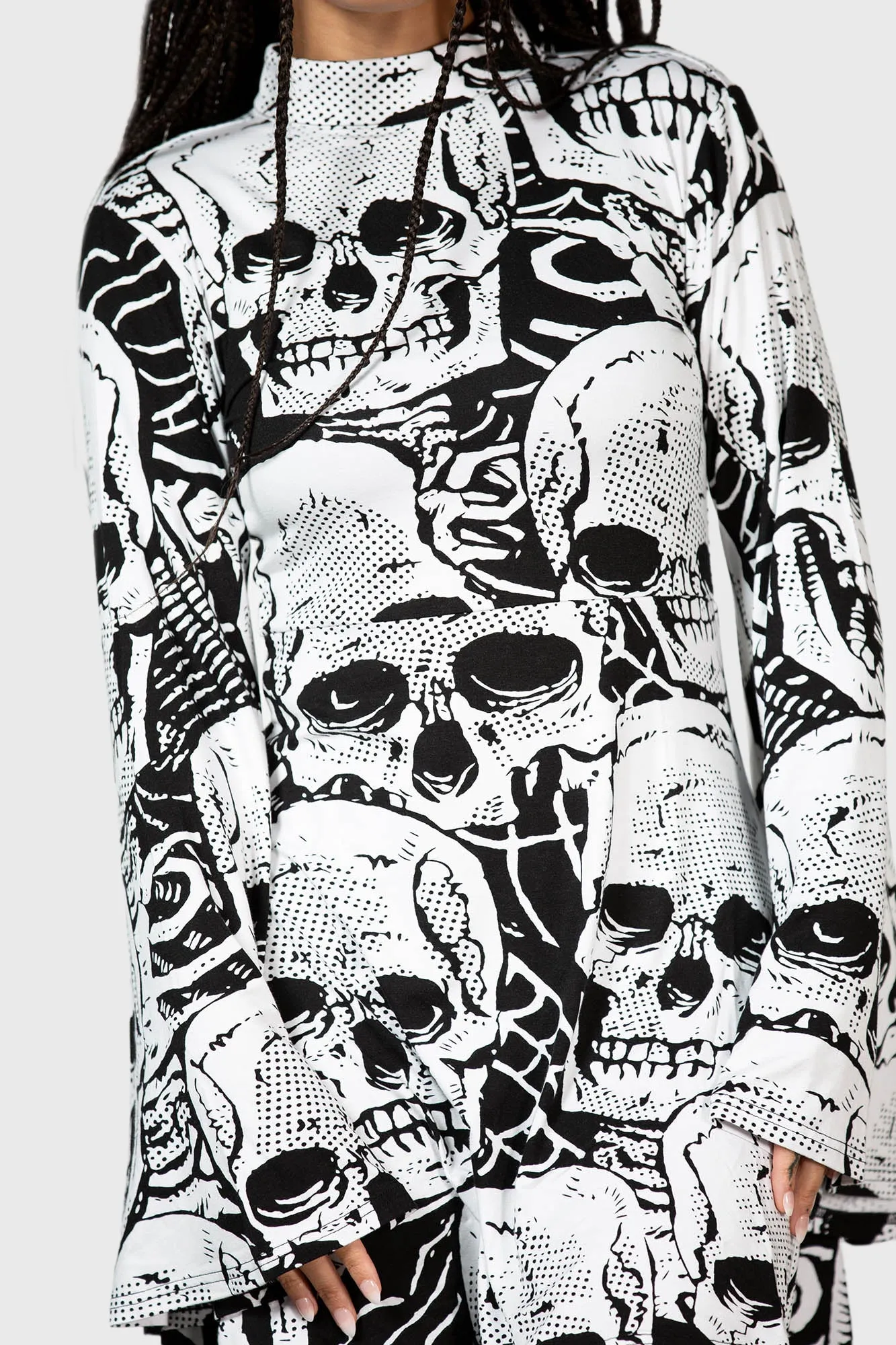 Skeleton Season Mini Dress