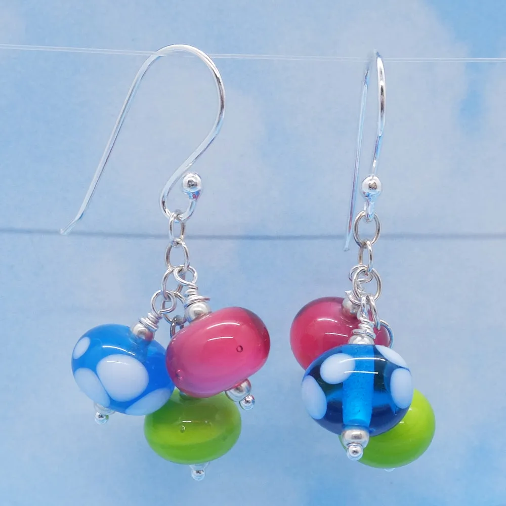 skyberry cluster earrings