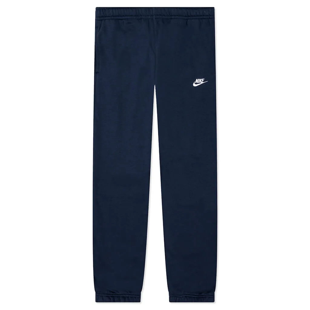 Sportswear Club Fleece Trousers - Midnight Navy/White