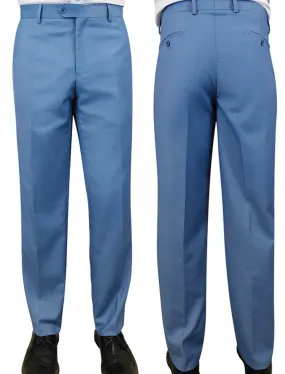 STATEMENT CLOTHING | SLIM FIT PANTS PL-100-STEELBLUE