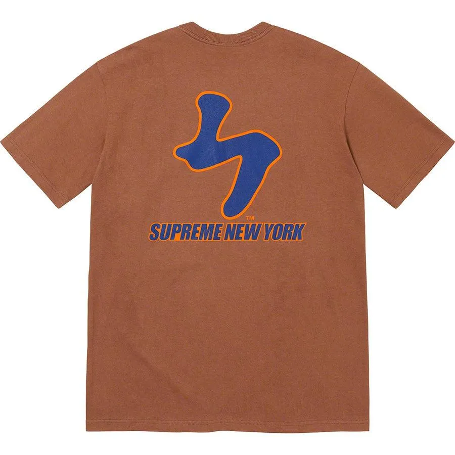 Supreme/MLB Kanji Teams Tee Brown Mets