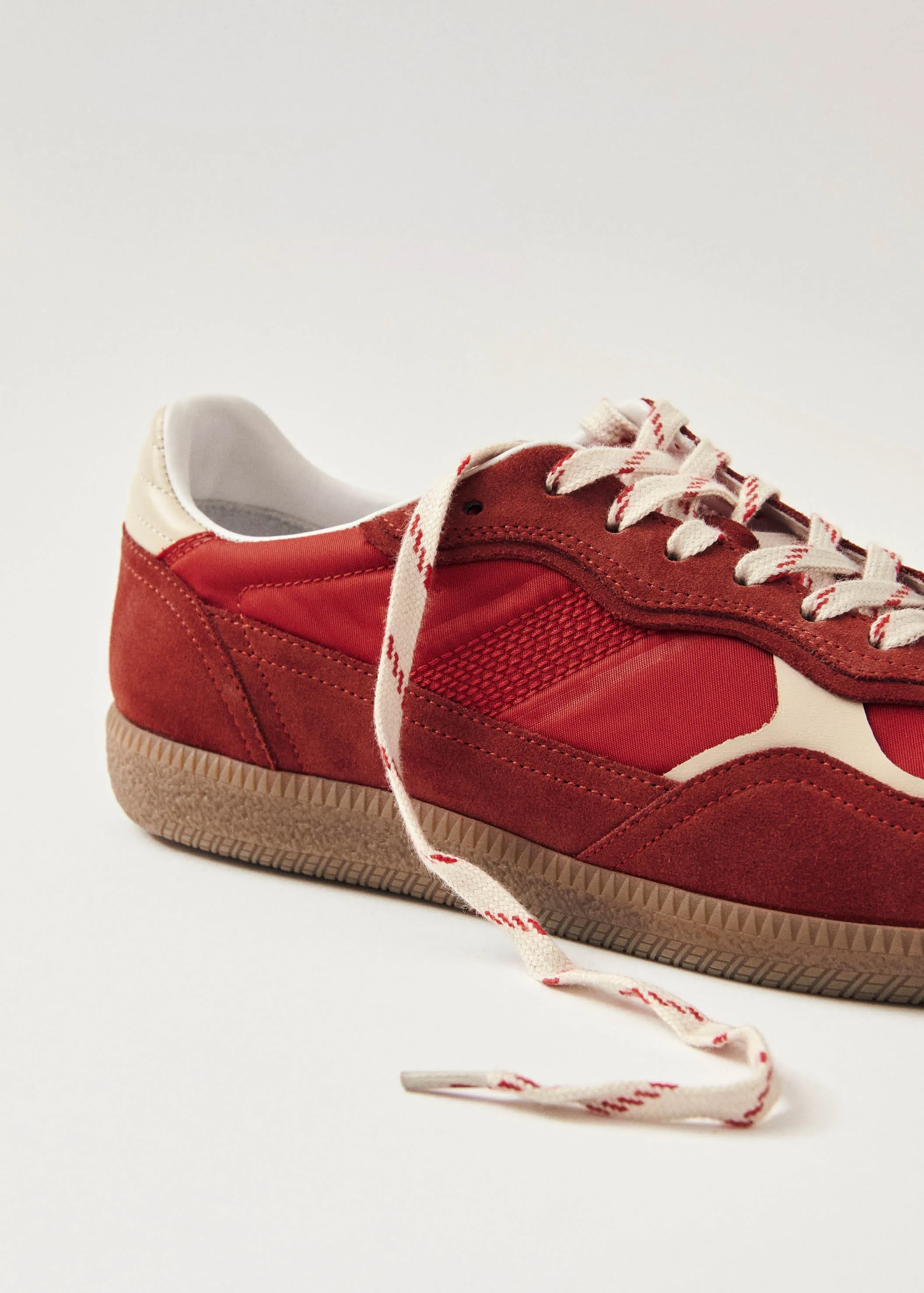 Tb.490 Rife Sheen Red Leather Sneakers